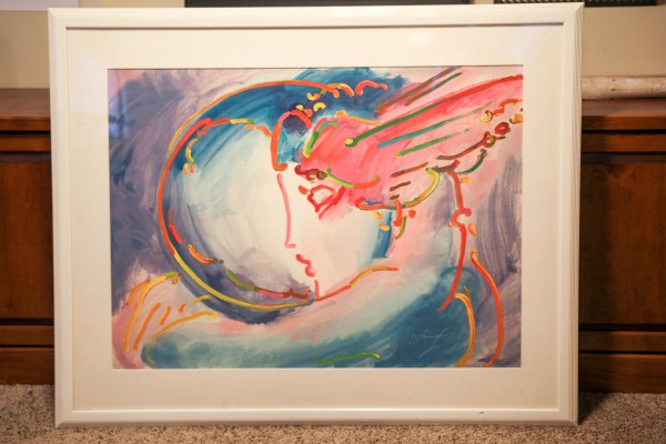"I Love The World" Serigraph by Peter Max