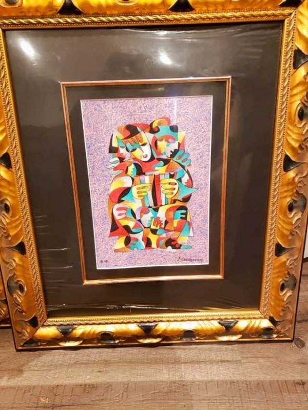 "Enigma" Seriolithograph in Color on Wove Paper by Anatole Krasnyansky