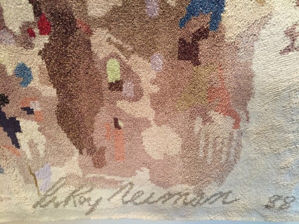 "New York Stock Exchange" Silk Tapestry Detail by LeRoy Neiman