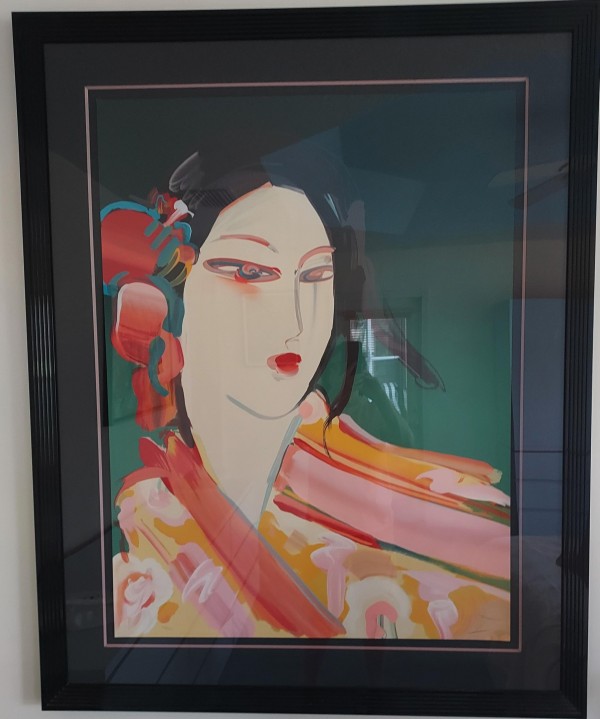 "Asia" Serigraph by Peter Max