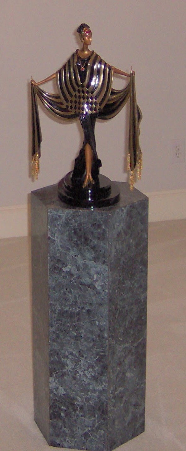 "Opening Night" Bronze Sculpture by Erte
