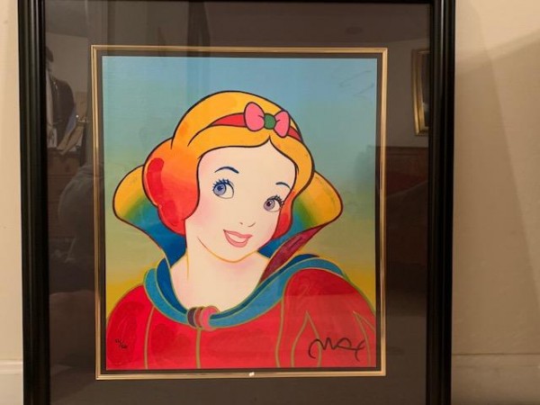 "Snow White" Serigraph from the Disney Commemorative Suite by Peter Max