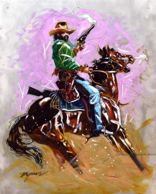 "West of Tombstone" limited edition Giclee by Michael Bryan