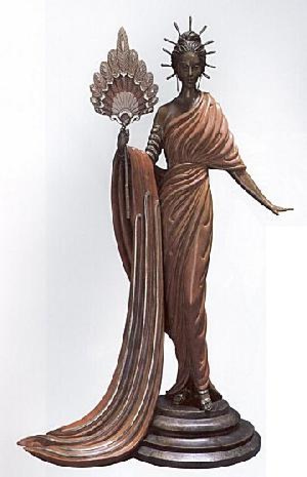 "Aphrodite" Bronze Sculpture by Erte
