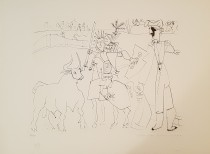 "Chevalier Picador dans l’Arene" Lithograph by Pablo Picasso