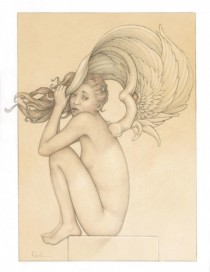 Michael Parkes, Summer Storm giclee on paper