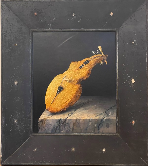 Untitled III original Egg and Oil Tempura on Canvas by Janda Zdenik