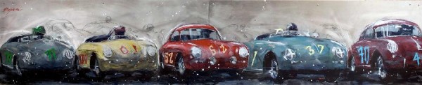 "356 Porsche" Giclee/Paper or Canvas Or Aluminum by Michael Bryan