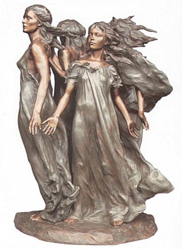 "Daughters of Odessa" 1/3 Life Bronze Sculpture by Frederick Hart