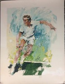 "Winning Volley" Serigraph by Wayland Moore