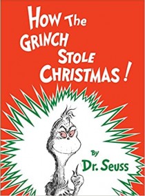 "How the Grinch Stole Christmas" book cover Lithograph by Dr. Seuss