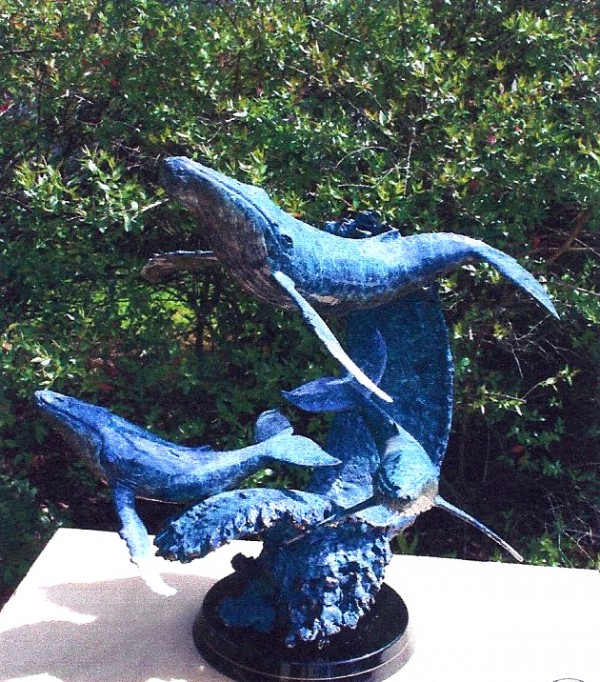 "Maui Glide" Bronze Sculpture by Christian Riese Lassen